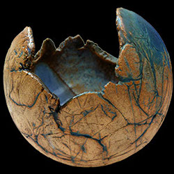 Céramique en grès émaillé ®Nathalie Landot